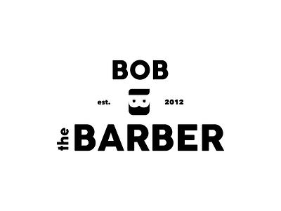 Bob the Barber - daily logo challenge 13 barber logo barbershop dailylogochallenge graphic design logo logo design