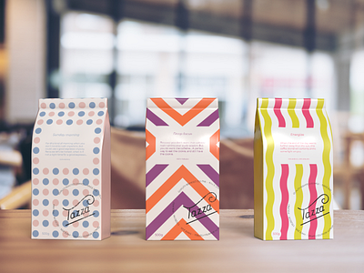 "Tazza" coffee packaging design