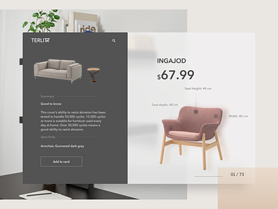 Terrlit concept branding concept furniture furniture app furniture design furniture shop graphic design ui web design