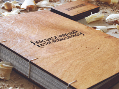 Kai Dase Violins book book binding branding wood wooden book