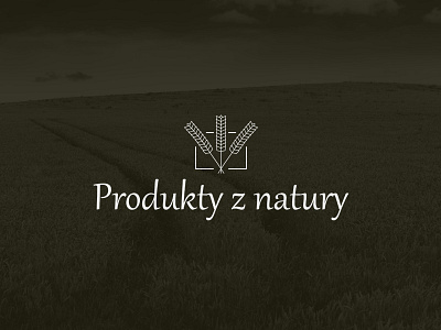 Natural products design eco logo natural