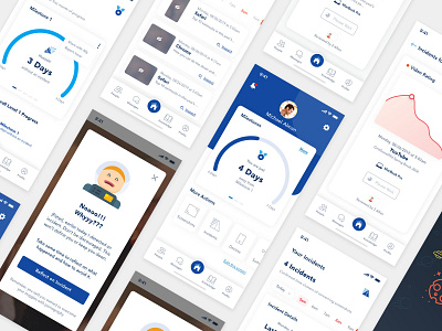 Galvanize app branding mobile ui ux