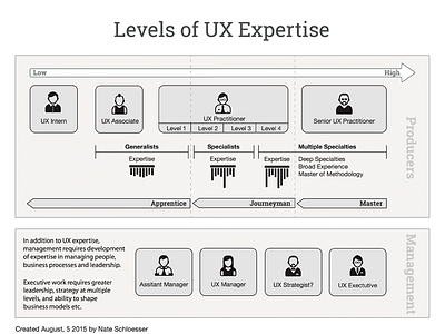 Levels Of UX Expertise business ux ux growth ux management