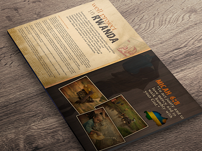 Well Project - Food For The Hungry africa expedition church flyer graphic design