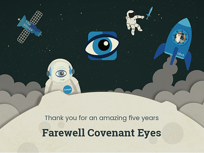 Farewell farewell illustration space yeti