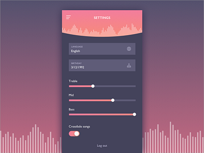 Daily UI #7: Settings