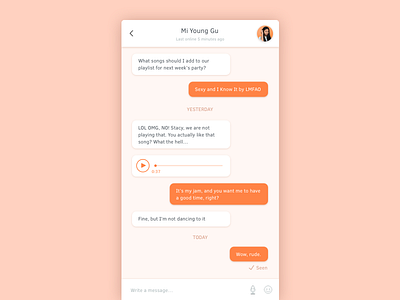 Daily UI #13: Direct Messaging dailyui