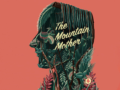 The Mountain Mother book design cover art cover artwork cover book design digital illustration drawing editorial editorial illustration graphic design illustration photoshop typogaphy