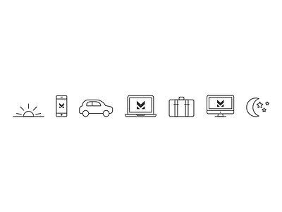 Morning Consult Icon Set devices icon work
