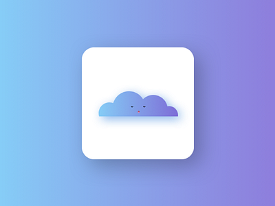 Daily UI #005 - App Icon app cloud daily ui icon mobile sleep
