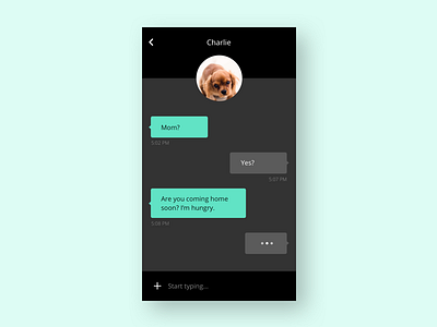 Daily UI #013 - Direct Messaging