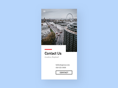 Daily UI #028 - Contact