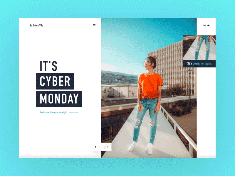 Daily UI #036 - Special Offer black friday clothes cyber monday fashion shopping special offer style