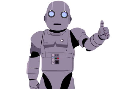 POWER illustrator robots vector