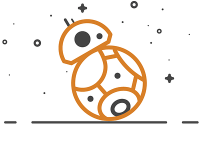 BB8 Color illustration