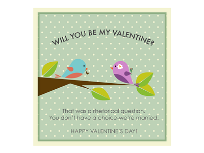 Valentine's Card card graphic design illustration valentines day