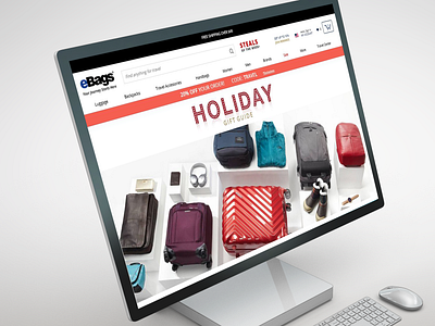 Ebags Holiday Page Comp bootstrap 3 web design web development