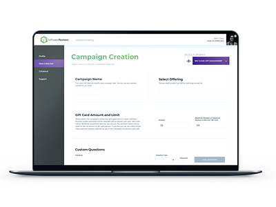 VP Campaign creation product design ux design