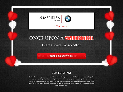 Valentine Competition bmw le meridien valentine