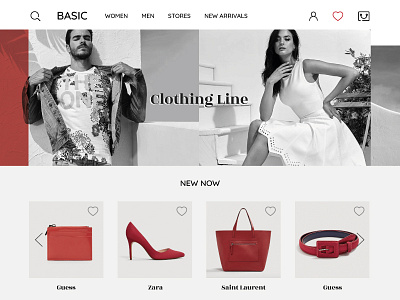 Basic UI Interface clean design e commerce ecom ecommerce fashion minimalism shop ui ui ux uidesign webshop