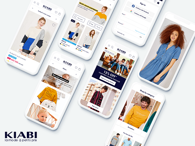 Kiabi E Comm UAE Launch clean creative design e commerce ecommerce fashion fresh design kiabi kiabi.ae launched mobile view responsive design responsive layout ui uidesign web website