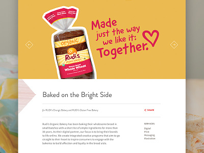 Rudi's Slider bakery bread grid rudis slider ui web design