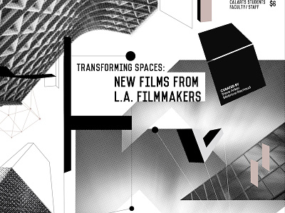 Transforming Spaces: New Films from L.A. calarts los angeles poster redcat screen print silkscreen