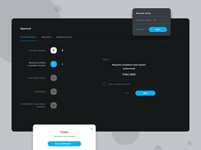 Stepper UI for Fintech app composition design fintech app product design stepper ui web