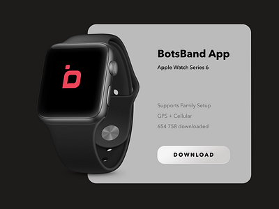 BotsBand Apple Watch app design apple apple watch application branding chat app chatbot composition design logo typography ui web webdesign website