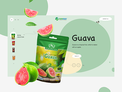 WinWay. Snacks color composition design fancy design food healthy fast food inspiration main page slider snacks typography ui ux web website