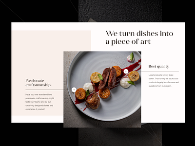 11 Mirrors Rooftop Restaurant 11mirrors composition design dishes food pointers restaurant ui web