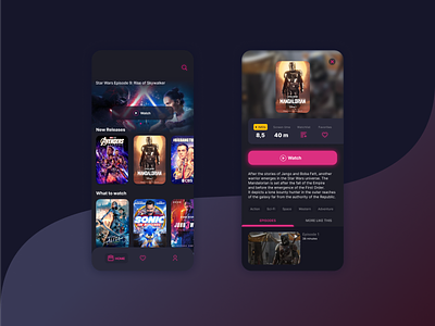 Streaming service concept cinema concept ios netflix streaming