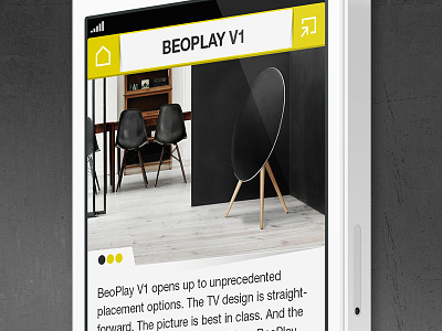 Exhibition case app bangolufsen beoplay case colors exhibition ios iphone navigation