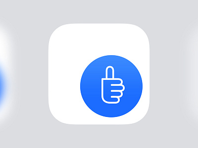 Simplicity to the max app appicon blue clean icon ios8 iphone simplicity thumb white