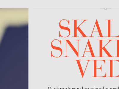 The clean – the cool clean grey red sans serif scandinavian typography website