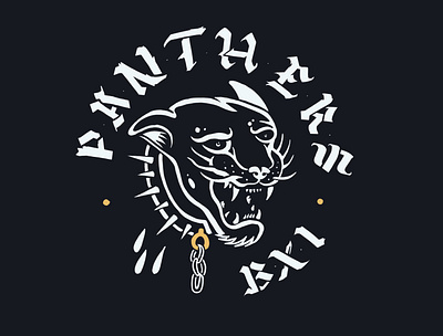 panther animal branding brussels bruxelles bxl design flat icon illustration illustrator jungle logo minimal panther