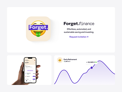 Forget.finance App app appdesign apple-design berlin clean finance fintech minimal simplicity ui white