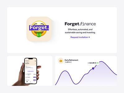 Forget.finance App app appdesign apple design berlin clean finance fintech minimal simplicity ui white