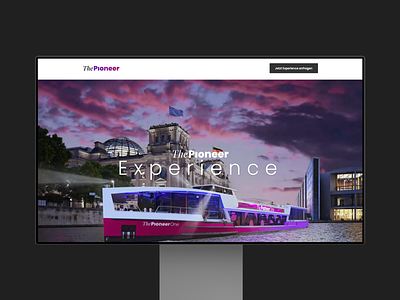 ThePioneer Experience animation berlin boat conversion fade-in journalism landingpage minimal parallax ship thepioneer ui video webdesign website
