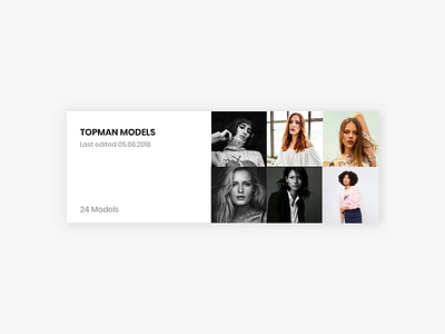 Shortlist Grouped Models berlin card fashion group minimal model shortlist startup typography