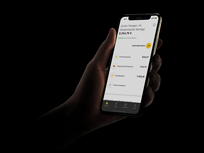 Commerzbank Banking App – Darkmode? banking berlin commerzbank darkmode finance fintech ios13 ui design