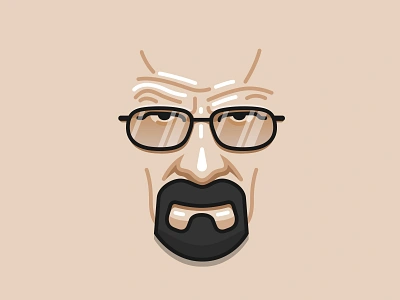 Heisenberg bolted breaking bad face heisenberg illustration say my name