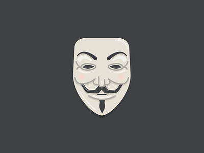 Anonymous anonymous bolted illustration mask