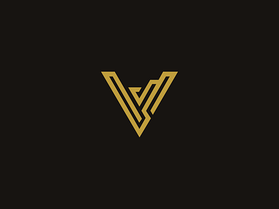 Day 4 Single Letter Logo challenge daily daily logo challenge day 4 logo v v logo