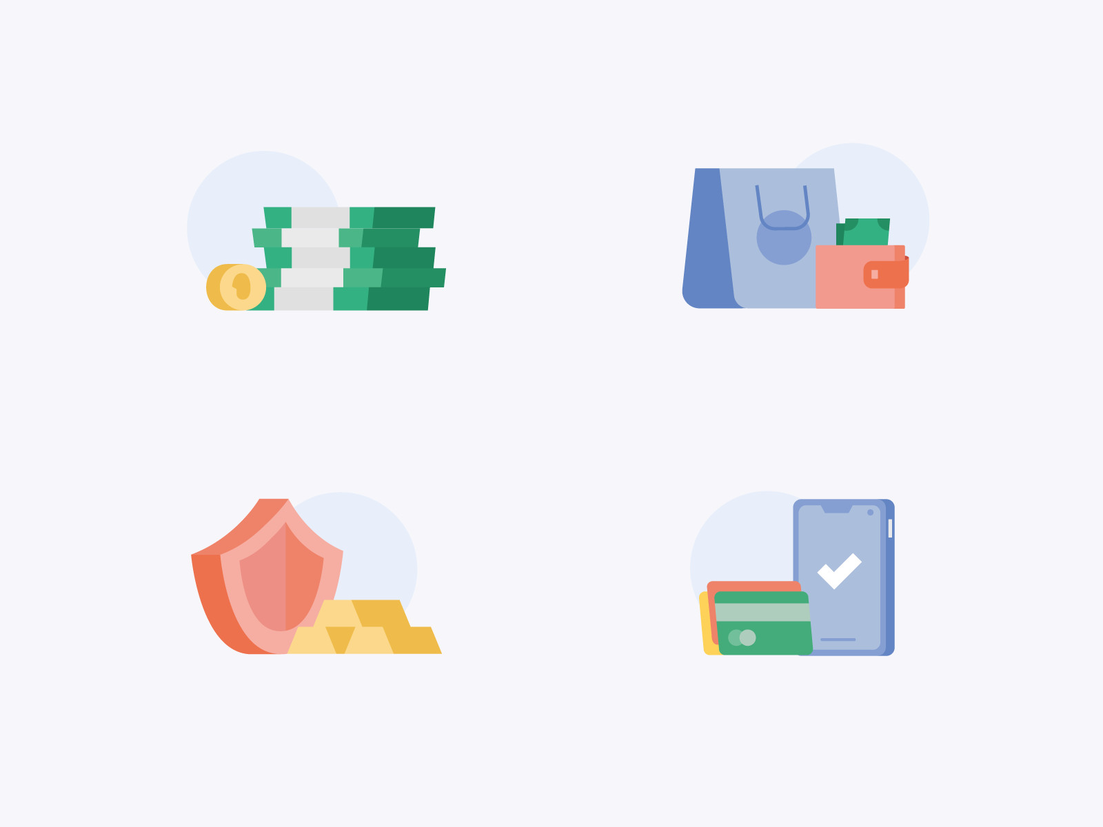 Money Illustration Project 1 by Anupam Bhowmick on Dribbble