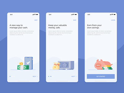 Money Illustrations on UI #1