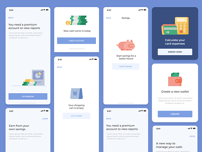 Money Illustrations on UI #2