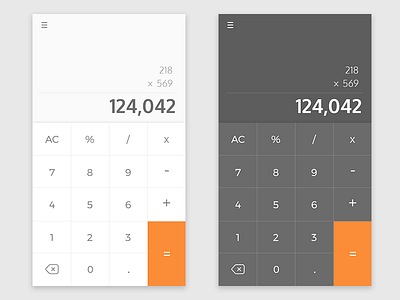 #004 Calculator UI adobexd calculator dailyui ui ux web