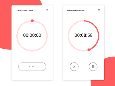 Countdown Timer UI countdowntimer dailyui timer ui userexperience userinterface ux