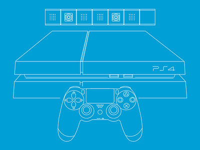 Playstation4 designs, themes, templates and downloadable graphic